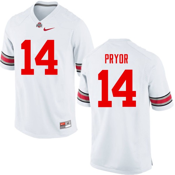 Ohio State Buckeyes #14 Isaiah Pryor Men Football Jersey White